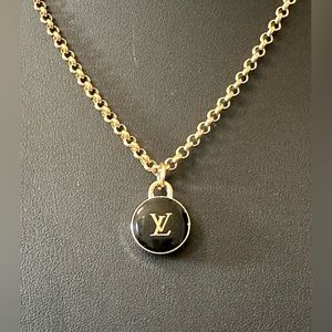 Repurposed. Louis Vuitton necklace
